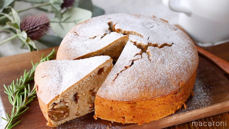 【マロンケーキ】簡単なのに本格的！おうちでカフェ気分♪