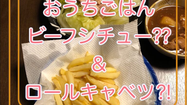 [ロールキャベツ】映えない料理ビーフシチュー？ロールキャベツ！#おうちごはん#映えなし#飯テロ