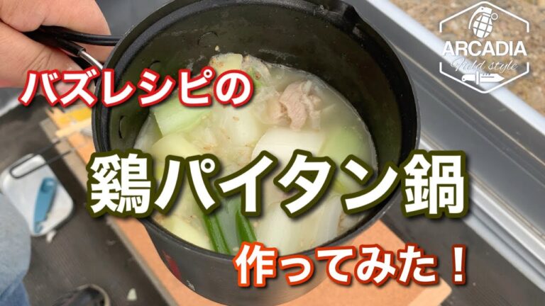 リュウジさんのバズレシピから鶏パイタン鍋を作ってみた！