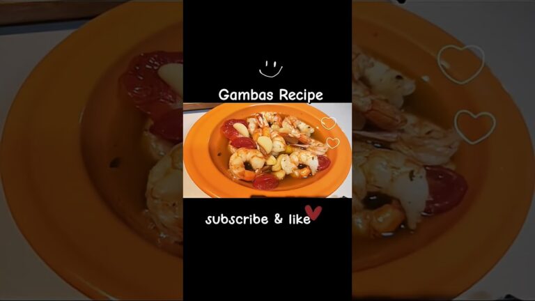 쉬운 5분 관자&새우 감바스(Gambas al Ajillo) #집들이 #홈파티 #올리브유