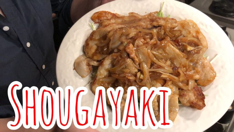 How to make Shougayaki/生姜焼きの作り方