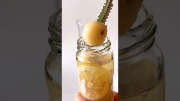 【ピクルス瓶から出してみた】フルーツピクルス（フレッシュライチとぶどう）