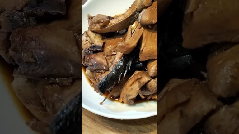 ブリのあら煮　2024 06 26　＃shorts