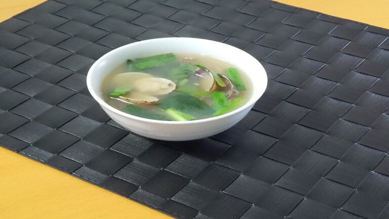 アサリとにらのスープ 2021.6.2放送