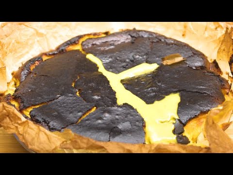 【ハロウィン】かぼちゃのバスクチーズケーキの作り方【シェフの天下逸品】