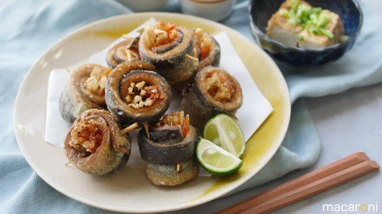 秋シャキシャキ♪ さんまと ごぼうの くるくる 竜田揚げ のレシピ 作り方