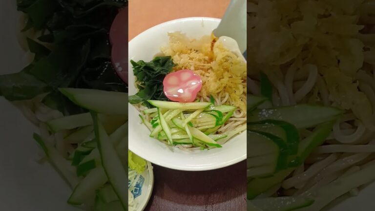 冷やしたぬきそば　そば元本舗　#そば #food #yammy #lunch