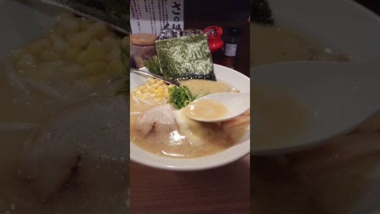 絶品！「威風」の白味噌バターコーンラーメン☆