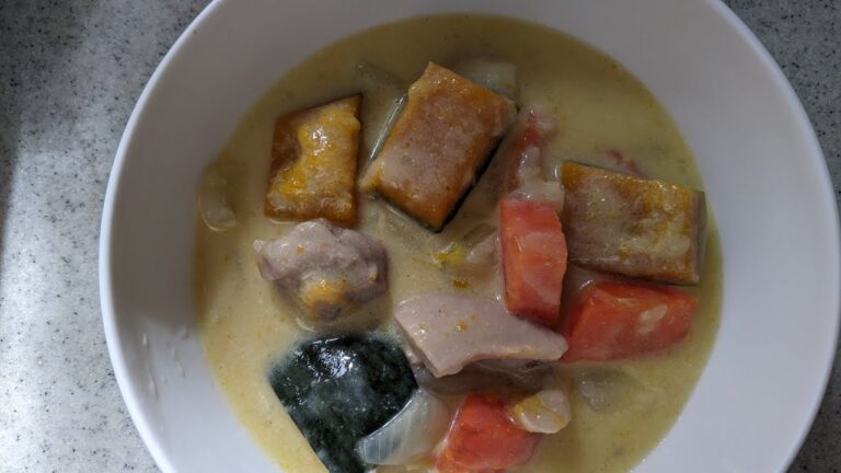 １人暮らし自炊のすすめ〜かぼちゃのシチュー〜市販のルウは使わずあっさりと