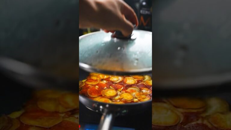 【ガリッとホクホク】超クリスピーさつまいもガレットの作り方がこちら #shorts