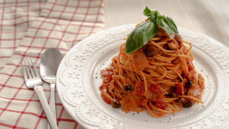 ワンパン!トマトパスタ作り方 How to make One Pan Pasta!