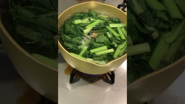 小松菜とシジミの味噌汁を作るだけ(高速版)