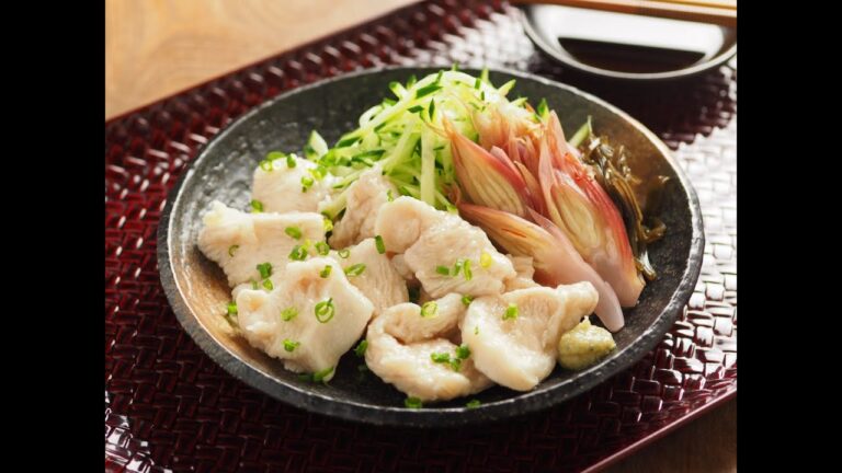 水晶鶏の作り方、刺身風、サラダ風、ユッケ風