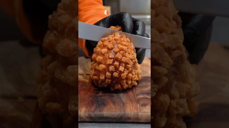 ハムとチーズをこれでもかと挟んでザックザクに揚げてみた【小麦の奴隷】