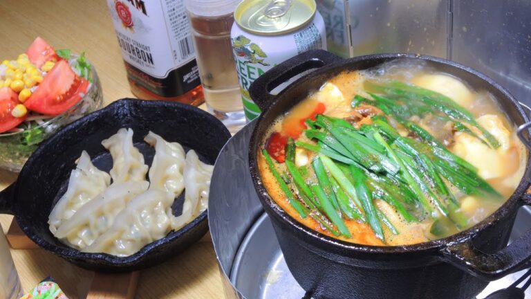 【昨日の晩酌】ユッケジャン鍋 焼き餃子【昨日の晩酌】