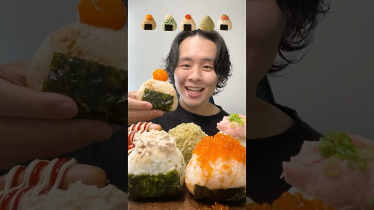 ツナマヨって美味しい。#おにぎり #大食い