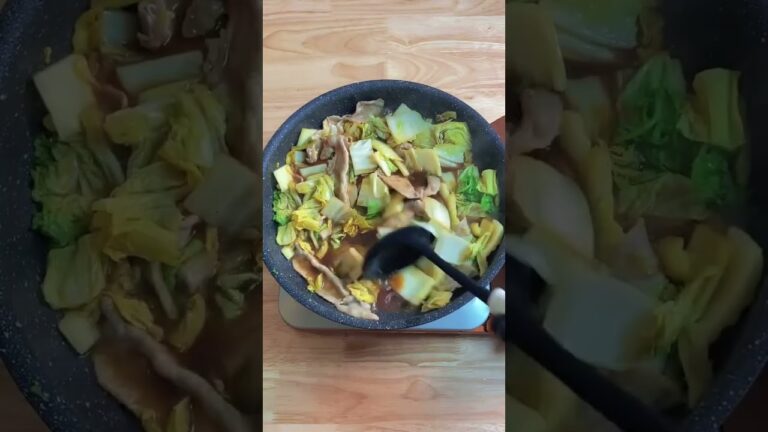 今回のメニューは『白菜鍋』です！