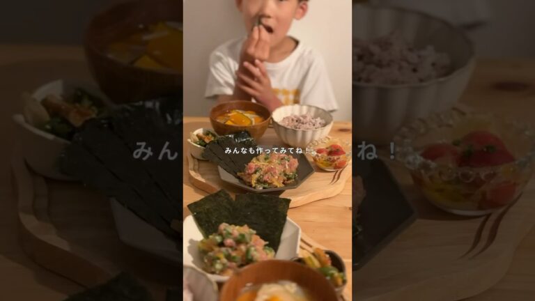 15分でトロたく定食つくる🍣　#夜ご飯 #献立　#トロたく　#時短レシピ #料理