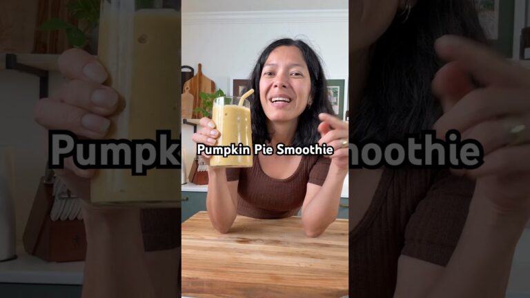パンプキンパイスムージー