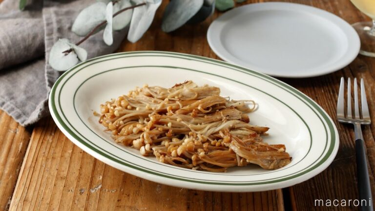 【えのきのバターしょうゆ炒め】食材1つで絶品おかず。おつまみにもお弁当にも！