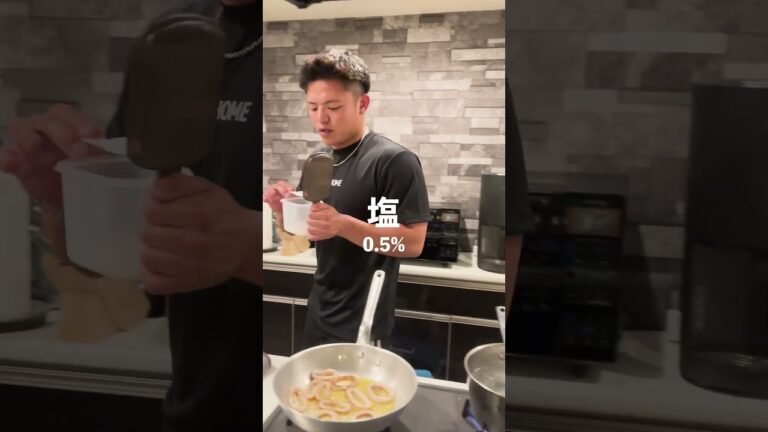 【祭りの味を完全再現！】祭りのイカ焼き風パスタ #マッチョ #パスタ #男子ご飯 #元カレ