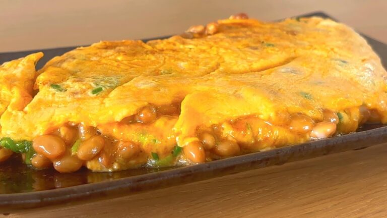 一度食べたらやみつき！ふわふわトロトロ食感の納豆オムレツ