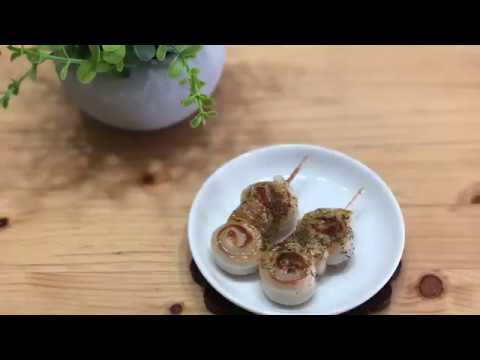 くるくる竹輪のコンソメマヨ焼き(お弁当にもおつまみにも美味しい簡単レシピ)
