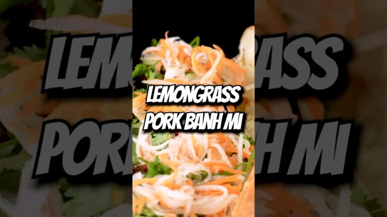 スモーキーレモングラスポークバインミー l アジアの定番料理