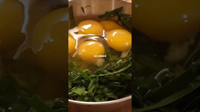 毎日の家族食卓｜ニラチーズ卵焼きレシピ【韓国風家庭料理】