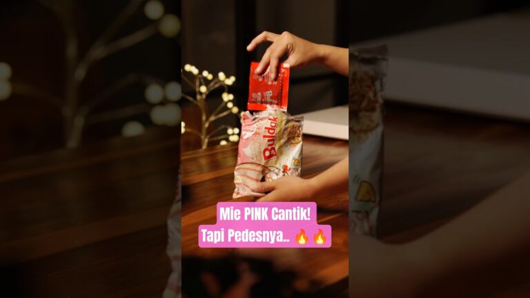 SAMYANG BULDAK CREAMY CARBONARA — MIE PINK PALING NGEBOOM?! 💗🔥 #samyang #mielover #mieinstan