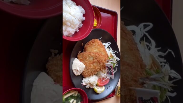 アジフライの聖地松浦店限定のアジフライ定食