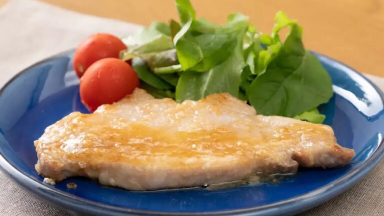 豚ロースのガリバタ塩麹ソテー