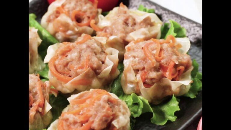 レンジで蒸すから手間知らず にんじんシューマイ ｜ moguna[モグナ]