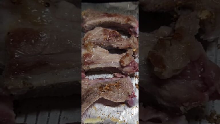 [黒豚のスペアリブ]#黒豚 #スペアリブ #焼肉 #肉の焼ける音