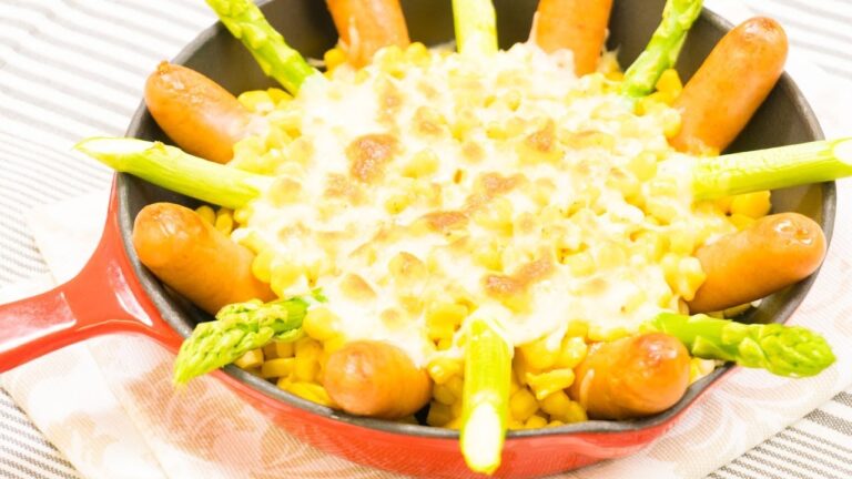 とろーりたまらない！コーンチーズソーセージ