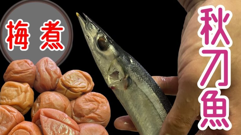 一度食べたらやみつき！秋刀魚の新定番『梅煮』レシピ