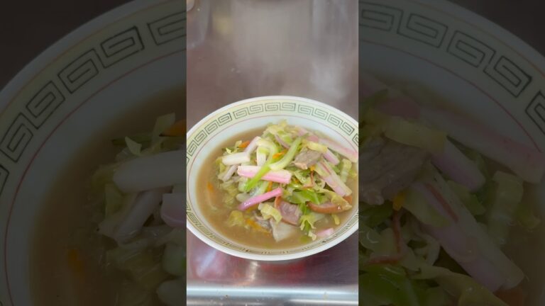 1分で美味しいちゃんぽんの作り方教えるよ！#shorts