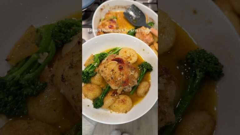 レモンローズマリーチキンもも肉