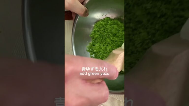 ゆず胡椒を作りました　#shorts  #cooking