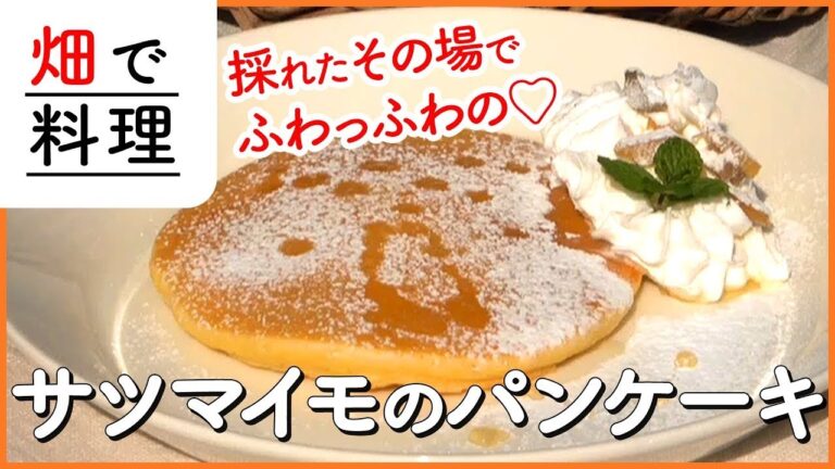 つぶして混ぜるだけ！甘みたっぷり！サツマイモのパンケーキ【干し芋】【薩摩芋】【シェア畑】