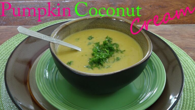 Spiced Cream of Pumpkin & Coconut - Vegan Recipe