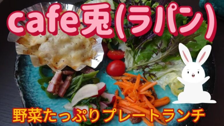 cafe 兎　ラパン・野菜たっぷりプレートランチ（下野市）