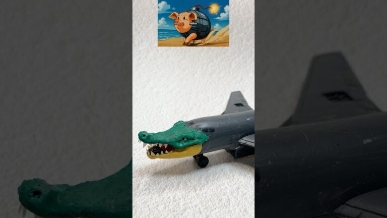 3D penでItalian BrainrotのBombardiro Crocodiloを作ってみた #italianbrainrot #brainrot