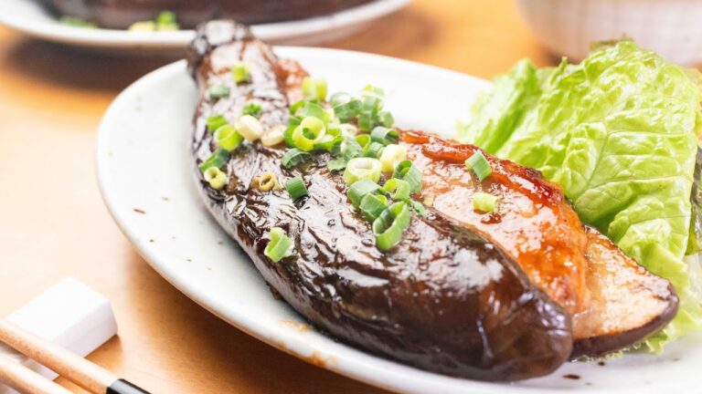 【挟んで焼くだけ】彼に褒められた『なすのはさみ焼き』ごはんがバクバクすすむ