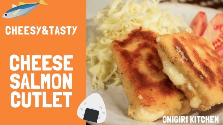 How to make Salmon Cheese Cutlet - Japanese Homemade Food Recipes - 【鮭フライ+とろ～りチーズ】