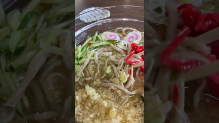 【狭山市蕎麦】冷やしたぬきうどんばかり食べてたが冷やしたぬき蕎麦もめちゃ旨い！#shorts #うどん#そば#冷やしたぬき蕎麦#埼玉うどん