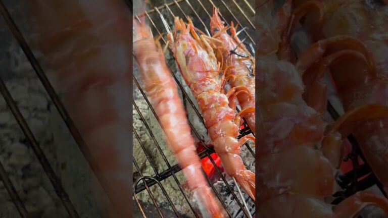 赤海老の炭火焼き うますぎ！【food】