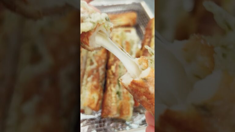 ちくわチーズの磯辺揚げ🧀とろ〜りチーズ最高に美味しい🩷🩷‼️