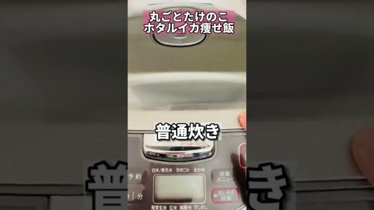 丸ごとたけのこホタルイカ痩せ飯