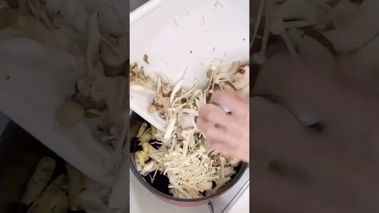 きのこ餡かけうどんの作り方♪#shorts#shokenママ#きのこ餡かけうどん